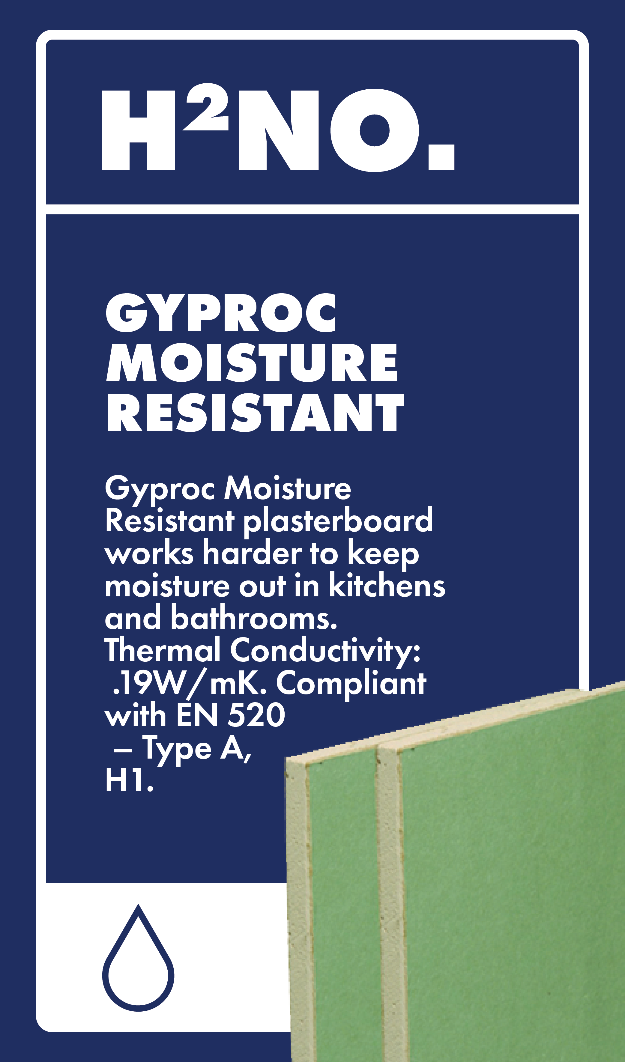 Gyproc Moisture Resistant