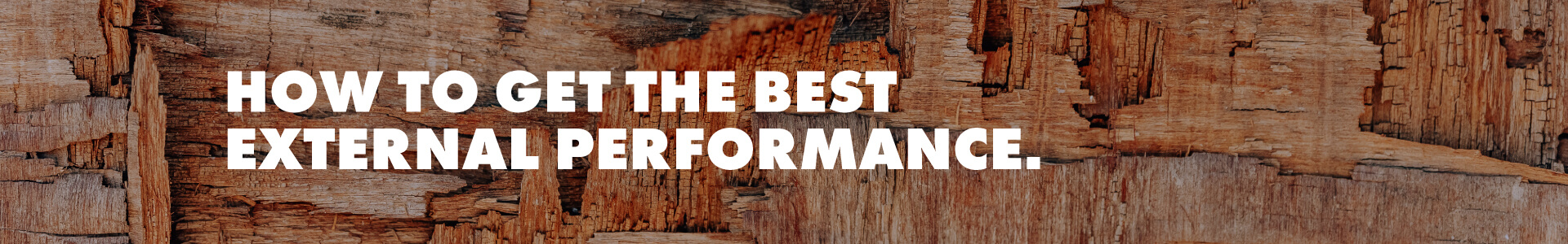 Sheet materials external performance