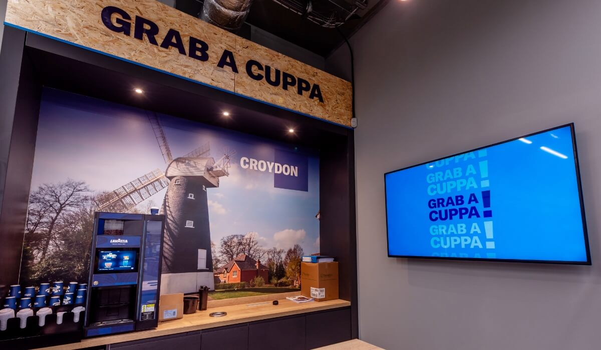 Get free food and drink at Jewson Croydon