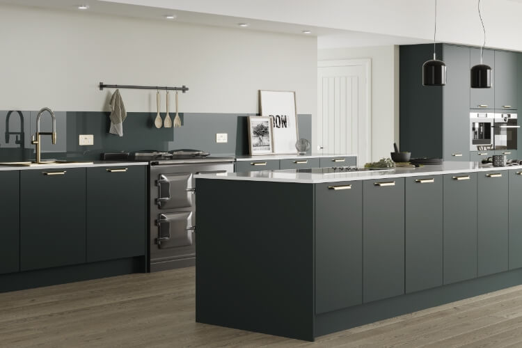Contemporary Lucido Painted to Order from Jewson Kitchens