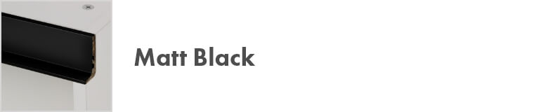 Baden trim - matt black