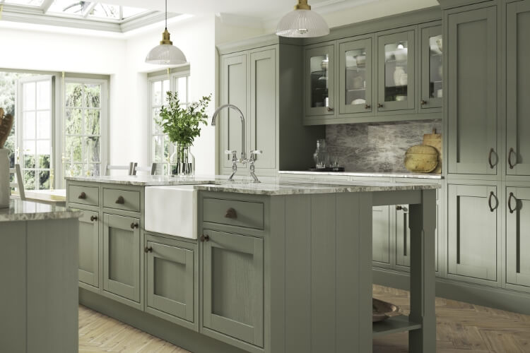 Elegant Rutland Painted to Order from Jewson Kitchens