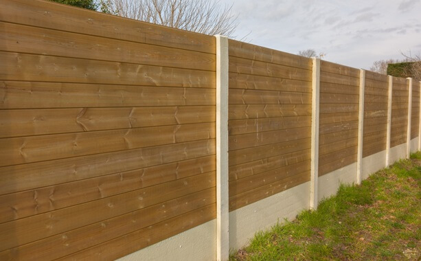 Wooden fence